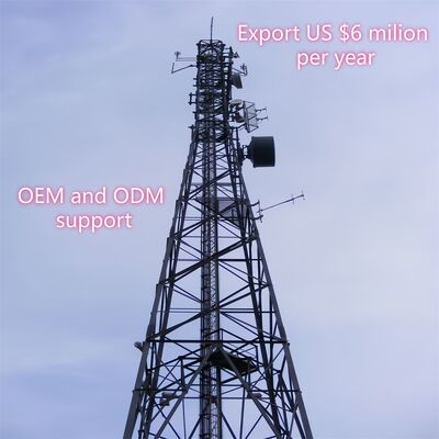 Torre a reticolo autoappoggiante di 30 m per la comunicazione Torre GSM in acciaio angolare
