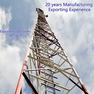 5 10 15 20 25 30 M Autoportante Acciaio angolare galvanizzato Torre a 3 zampe