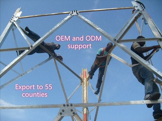 5 10 15 20 25 30 M Autoportante acciaio angolare galvanizzato 3 gambe torre 5-100M