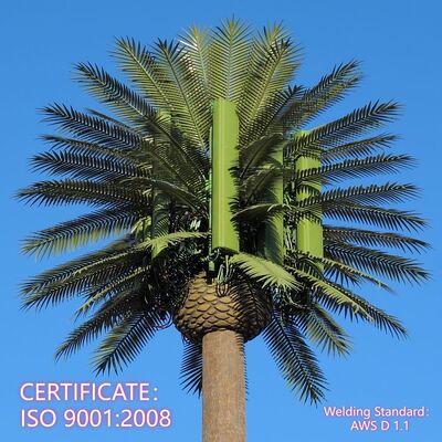 Grande all'aperto resistente al vento nascondiglio mascherato torri di cellulari monopolio albero bionico torre a polo singolo