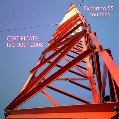 30M 55M 85M filo galvanizzato 3 gambe acciaio galvanizzato reticolato 5G Wifi Isp Internet Microonde Telecomunicazione segnale mastro