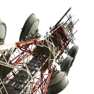 Torre di acciaio angolare a 4 zampe con bulloni e valvole conformi alle norme ISO 898 e DIN 7990 di affidabilità meccanica