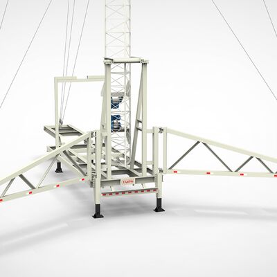 Camion mobile montato Telescopico Acciaio Galvanizzato 15 20 25 30M 5G 4G Wifi Torre di comunicazione su ruote