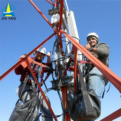 Torre angolare in acciaio a 3 zampe Corpo di torre triangolare con pendenza uguale o pendenza variabile e sezione trasversale in acciaio angolare per la comunicazione