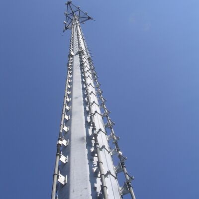 Monopole Tower single shaft design telecom tower optimized for aesthetic sensitive locations and limited space urban areas