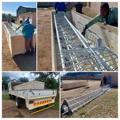 Torre di filo galvanizzato in acciaio per 5G Telecom FM Broadcast Wind Monitoring