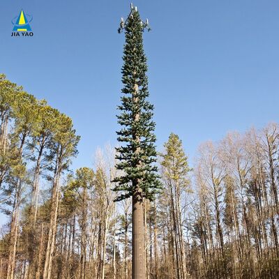 Hot Dip Galvanized Residential Area Bionic Cypress Tree Low-Visual 5G Camouflaged Tower