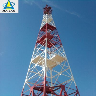 Torre dell'antenna ad energia solare con albero delle telecomunicazioni in acciaio galvanizzato di riserva 22 32 42M 4G 5G