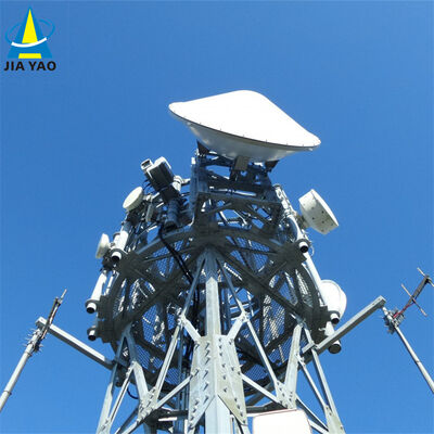10 16 22 28M Torre rurale delle telecomunicazioni all'aperto autosufficiente galvanizzata angolare con gambe in acciaio 5G 4G Wifi