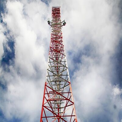 10 16 22 28M Torre rurale delle telecomunicazioni all'aperto autosufficiente galvanizzata angolare con gambe in acciaio 5G 4G Wifi