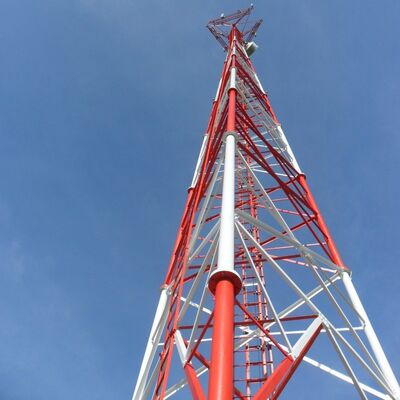 19 29 39M Multi segnale 3 gambe tubolare in acciaio zincato autoportante per radio a microonde per esterni 5G 4G Radio