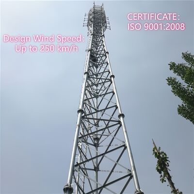 18 28 38M 3 Gambe Tubolare in Acciaio Zincato Multi Frequenza Esterna 5G 4G Wifi Torre di Comunicazione per Trasmissioni Televisive