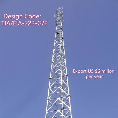 18 28 38M 3 Gambe Tubolare in Acciaio Zincato Multi Frequenza Esterna 5G 4G Wifi Torre di Comunicazione per Trasmissioni Televisive
