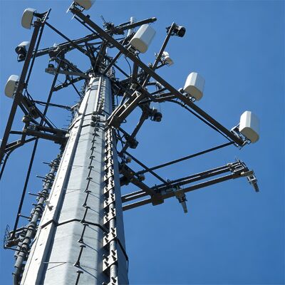 16 24 32M Urbano Estetico Monopolo Acciaio Galvanizzato Torre Esterna Autoportante 5G 4G Satellite Paesaggio Telecomunicazioni