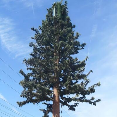 40M Bionic Tree Tower con tronchi artificiali rami e foglie realizzati con materiali di plastica e fibra di vetro ad alta resistenza