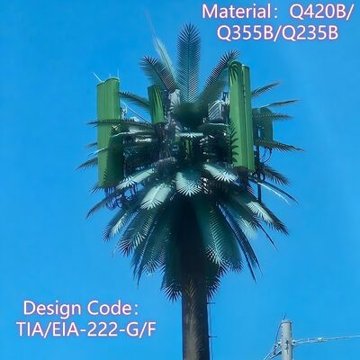 Torre ad albero bionico da 20M progettata per un'integrazione perfetta nei paesaggi con un aspetto simile a un albero e una costruzione modulare