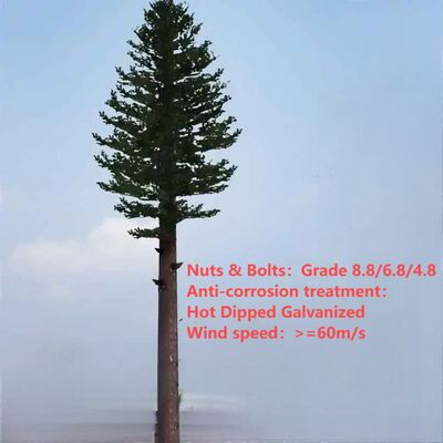 Bionic Tree Tower equipped with bolts and nuts grade 4 8 6 8 and 8 8 complying with ISO 898 1 standards for secure assembly