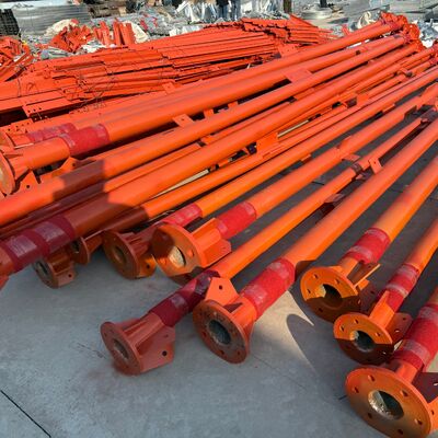 Albero autoportante delle telecomunicazioni galvanizzato torre tubolare d'acciaio con gambe durevoli a 3 gambe per applicazioni a microonde all'aperto 5G 4G