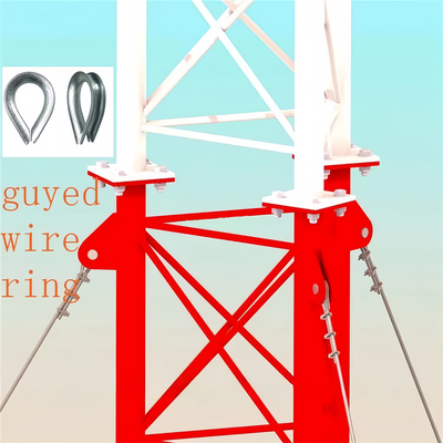 Custom Height Guyed Tower Cost Effective For Rural Broadcast Signal