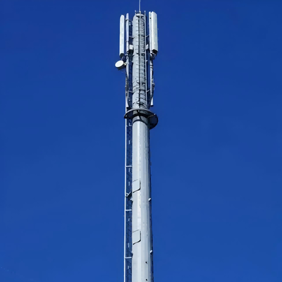 Costruzione veloce della torre unipolare salvaspazio di 16 24 38 metri per la strada pedonale 5G