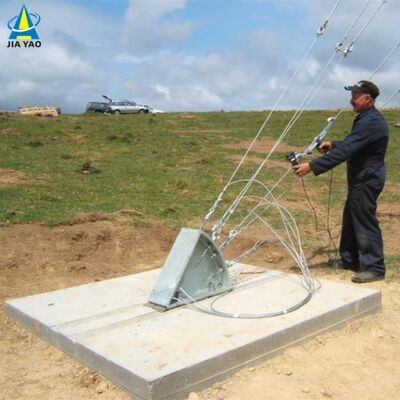 Torre dell'antenna con tiranti resistente al vento da 40 m per la trasmissione del segnale delle isole costiere