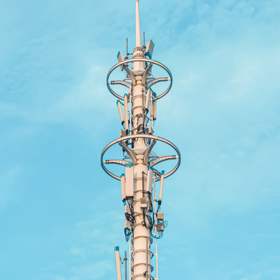 Torre unipolare personalizzabile a colori da 40 m per il blocco aziendale del turismo culturale