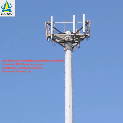 Torre unipolare personalizzabile a colori da 40 m per il blocco aziendale del turismo culturale