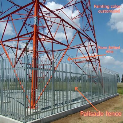 Torre di comunicazione angolare in acciaio con gambe a 4 gambe di grado sismico ANSI/TIA-222 Albero reticolare standard per installazione di antenne radio TV