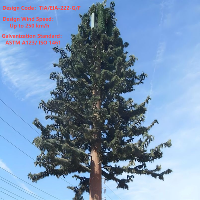 Torre di pino bionico mimetizzata ecologica per la rete wireless 5G Integrazione estetica Fabbrica di alberi di comunicazione con palme bioniche