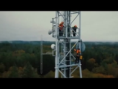 Torre di acciaio tubolare a 3 zampe