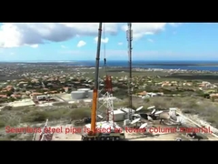 Torre di acciaio tubolare a 3 zampe