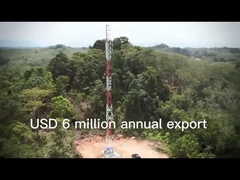 Torre di comunicazione in acciaio a tre zampe