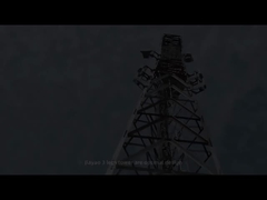 Torre di acciaio angolare a 3 zampe